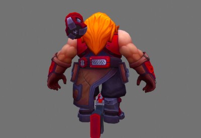 pbr 矮人火枪手01【动画】次世代  火炮手