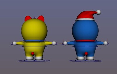 叮当猫 机器人 现代卡通 q版_wuxucg作品_人物机器人/机甲_cg模型网