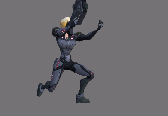 完整动画 卡通科幻女特工 女杀手 动漫角色