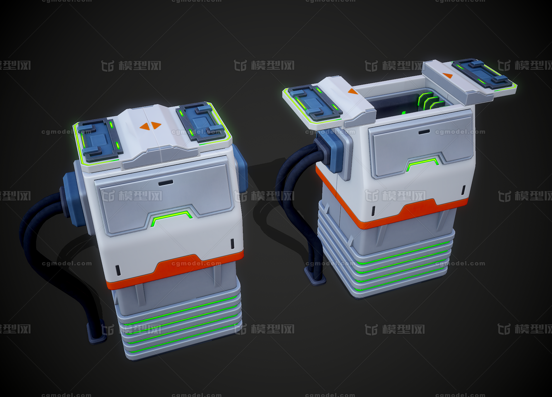 次世代 PBR模型-场景部件模型库-3ds Max(.max)模型下载-cg模型网