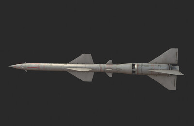 苏联sa2防空导弹导弹模型