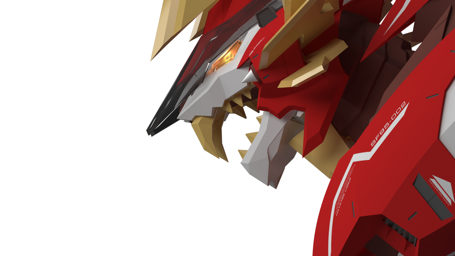 疾风长牙狮全模型展示