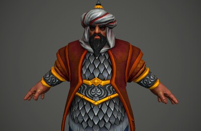 次世代 波斯战士  简模 古代波斯人  矮人 古代商人