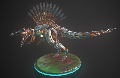 机械龙 机械恐龙 机器龙 机器恐龙 赛博朋克 机械暴龙 机器暴龙