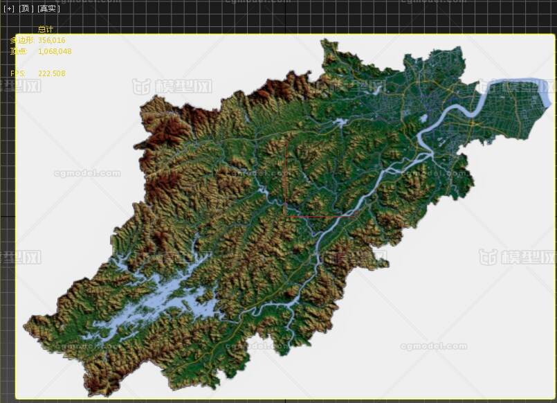 杭州市3d打印三维地形