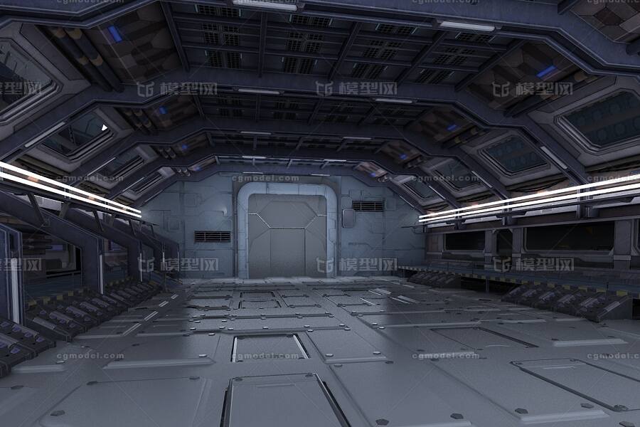 空间站通道 科幻场景模型-科幻场景模型库-3ds Max(.max)模型下载-cg模型网