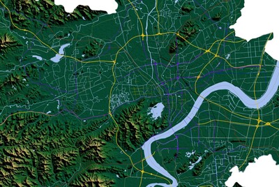 杭州市3d打印三维地形