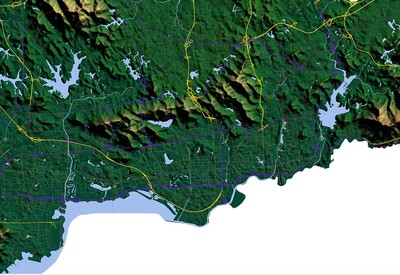 深圳市3d打印三维地形