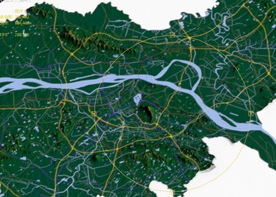 南京市3d打印三维地形