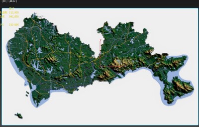 深圳市3d打印三维地形