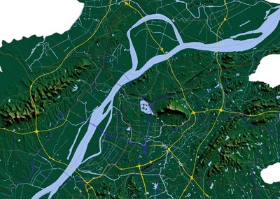 南京地形地貌图片