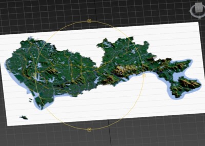 深圳市3d打印三维地形