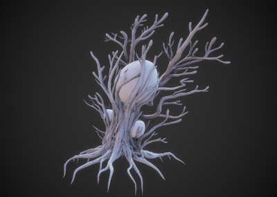 pbr 次世代 魔幻树 奇幻植物 魔法古树 亡灵古树