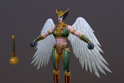 dc鹰女 超级英雄 动漫角色 鹰侠 正义联盟 hawkgirl