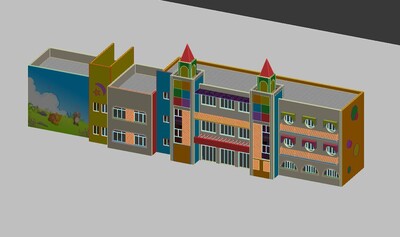 教学楼手工制作步骤图片