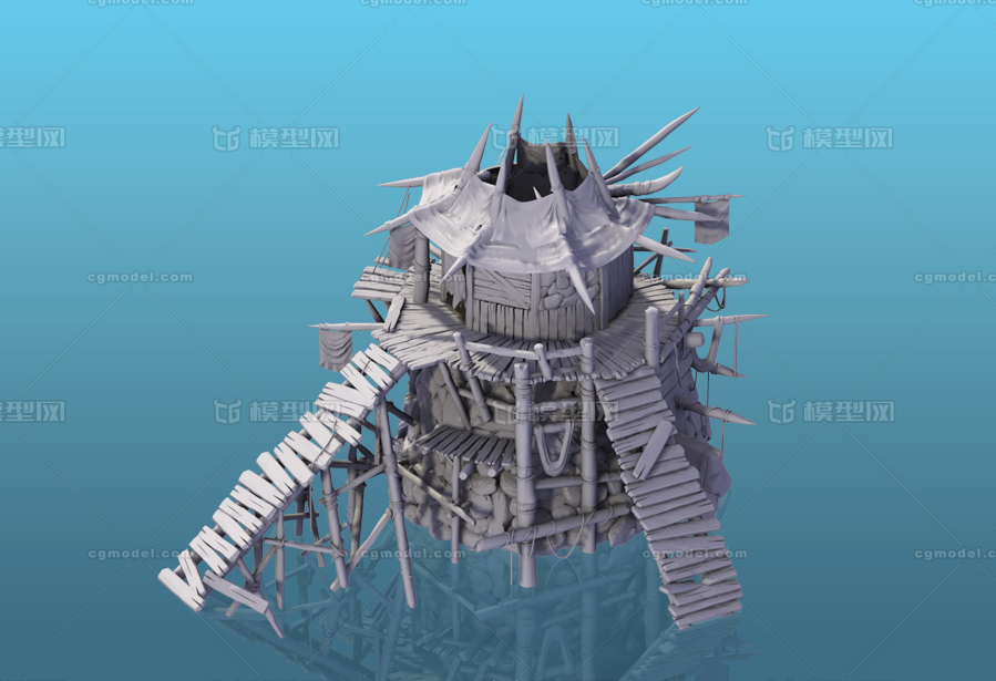 异域建筑高模模型-历史建筑模型库-3ds Max(.max)模型下载-cg模型网
