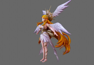 二次元 圣女天使 动漫 女天神  angel   女王