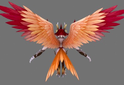 二次元 鹰身女妖王   简模  神话女妖王 queen