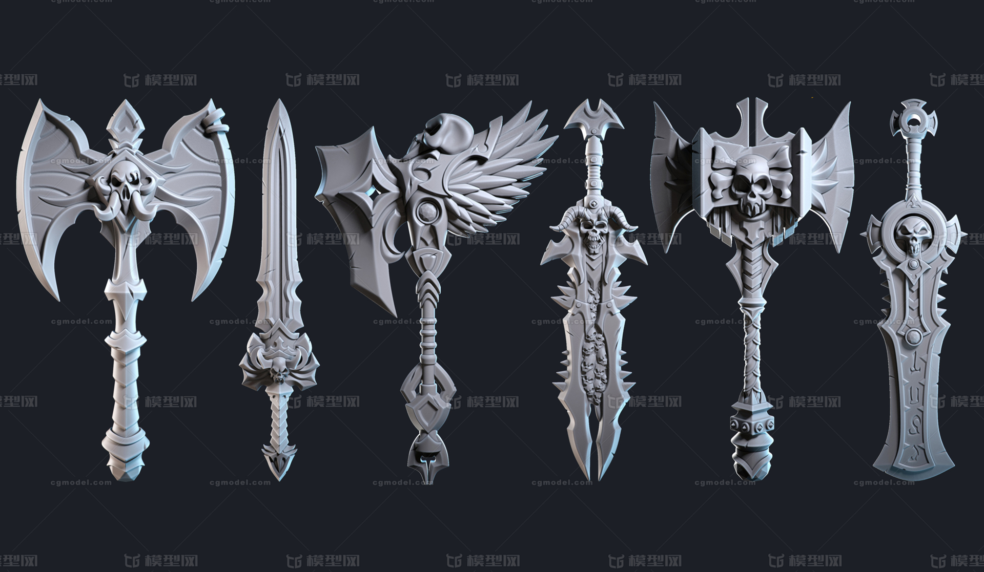 大剑 古代兵器 重型剑 冷兵器 斧头_trust_happy作品_武器冷兵器_cg