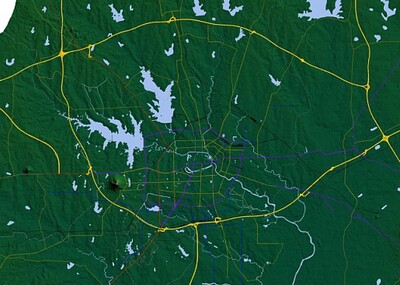 合肥市3d打印三维地形