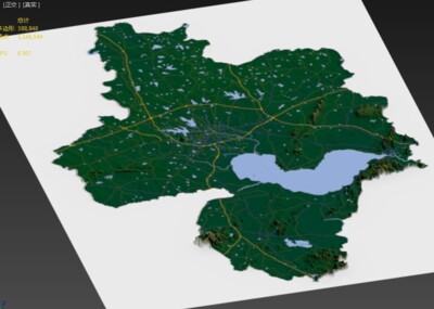 合肥市3d打印三维地形