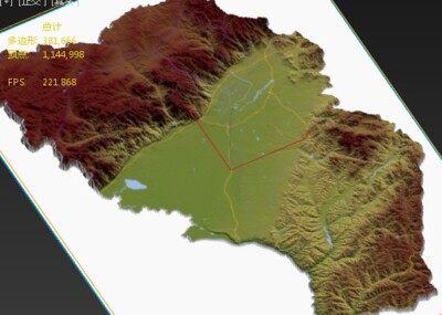 呼和浩特市3d打印三维地形