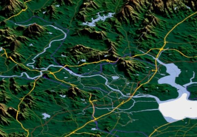 泉州市3d打印三维地形