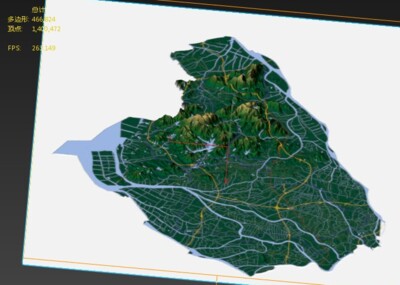 中山市3d打印三维地形