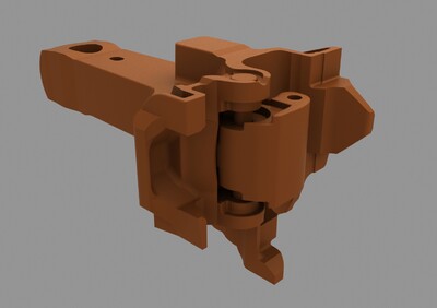 火车车钩 车钩 火车挂钩 火车车厢连接 火车牵引模型-火车/轨道车模型