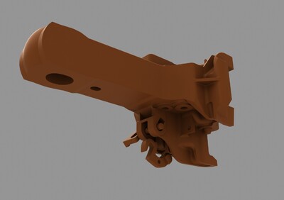 火车车钩 车钩 火车挂钩 火车车厢连接 火车牵引模型-火车/轨道车模型