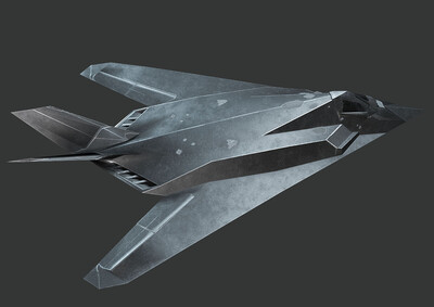 隐形战机 f117飞机 夜鹰攻击机 隐身战斗机 美国飞机 高科技飞机