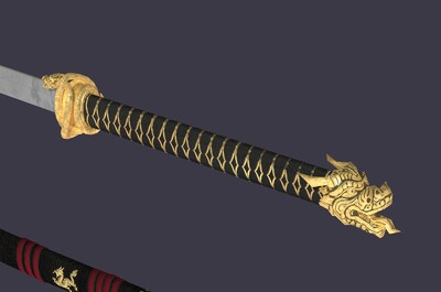 次世代 写实 武士刀 武器 冷兵器 唐刀 刀具 战士 日本刀 长刀 东洋刀