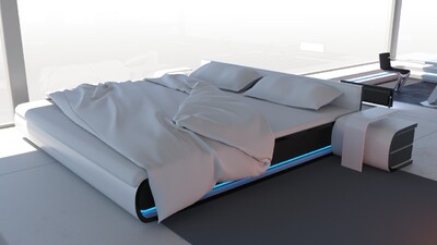 未来 科技 科幻 家具 室内 智慧 互联 家居 模型