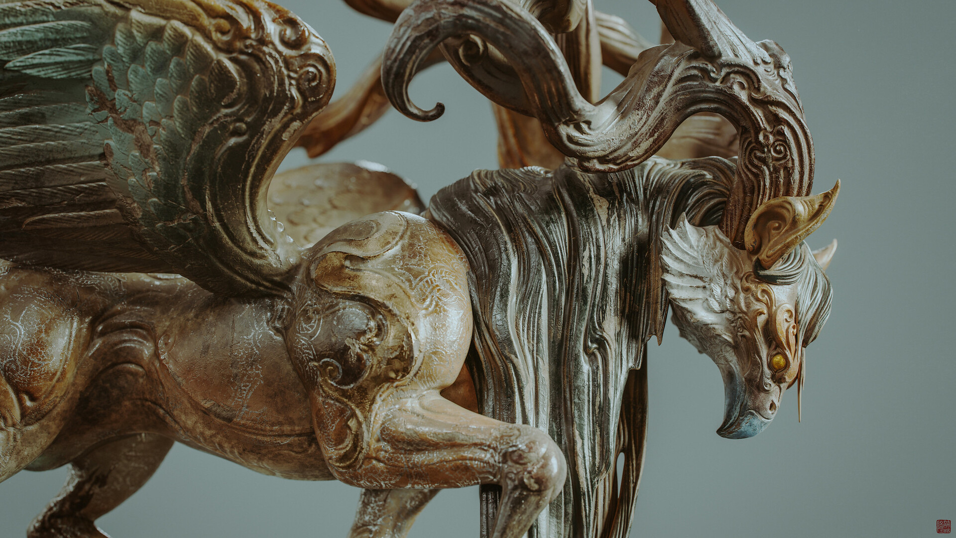 《飞廉》(A版)模型 - 角色/人物/生物 - 作品模型 - CG模型网