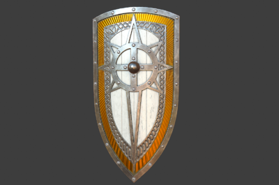 098 pbr次世代 盾牌 防御武器 铁盾 木盾 防具 骑士 十字军 武士 皇家