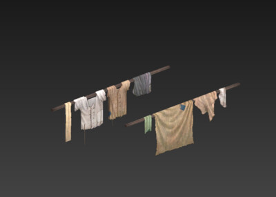 游戏 古代 晾衣杆 晒衣服 衣架 晾杆 撑衣杆,超低面