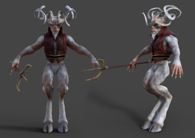 怪物山羊 山羊怪 老羊怪 变异 游戏角色