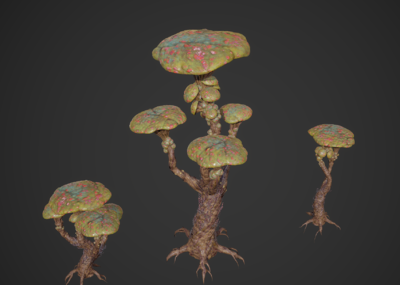 次世代 pbr 外星植物 科幻植物 异形植物 奇幻幻想 幻想植物 外星树