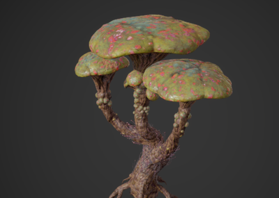 次世代 pbr 外星植物 科幻植物 异形植物 奇幻幻想 幻想植物 外星树