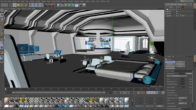 C4D未来科幻场景 居住空间模型-科幻场景模型库-Cinema 4D(.c4d)模型下载-cg模型网