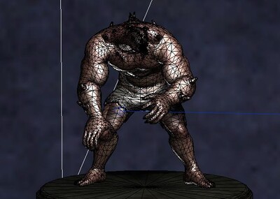 男人 异形怪物 恐怖 古代写实