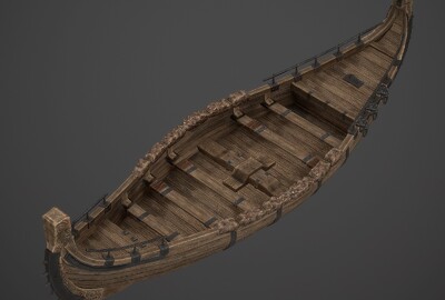 次時代 簡模 維京船03 古代戰船 小舟 boat