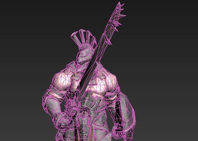 无尽之剑@mohawk  男人 盔甲  强壮 古代写实