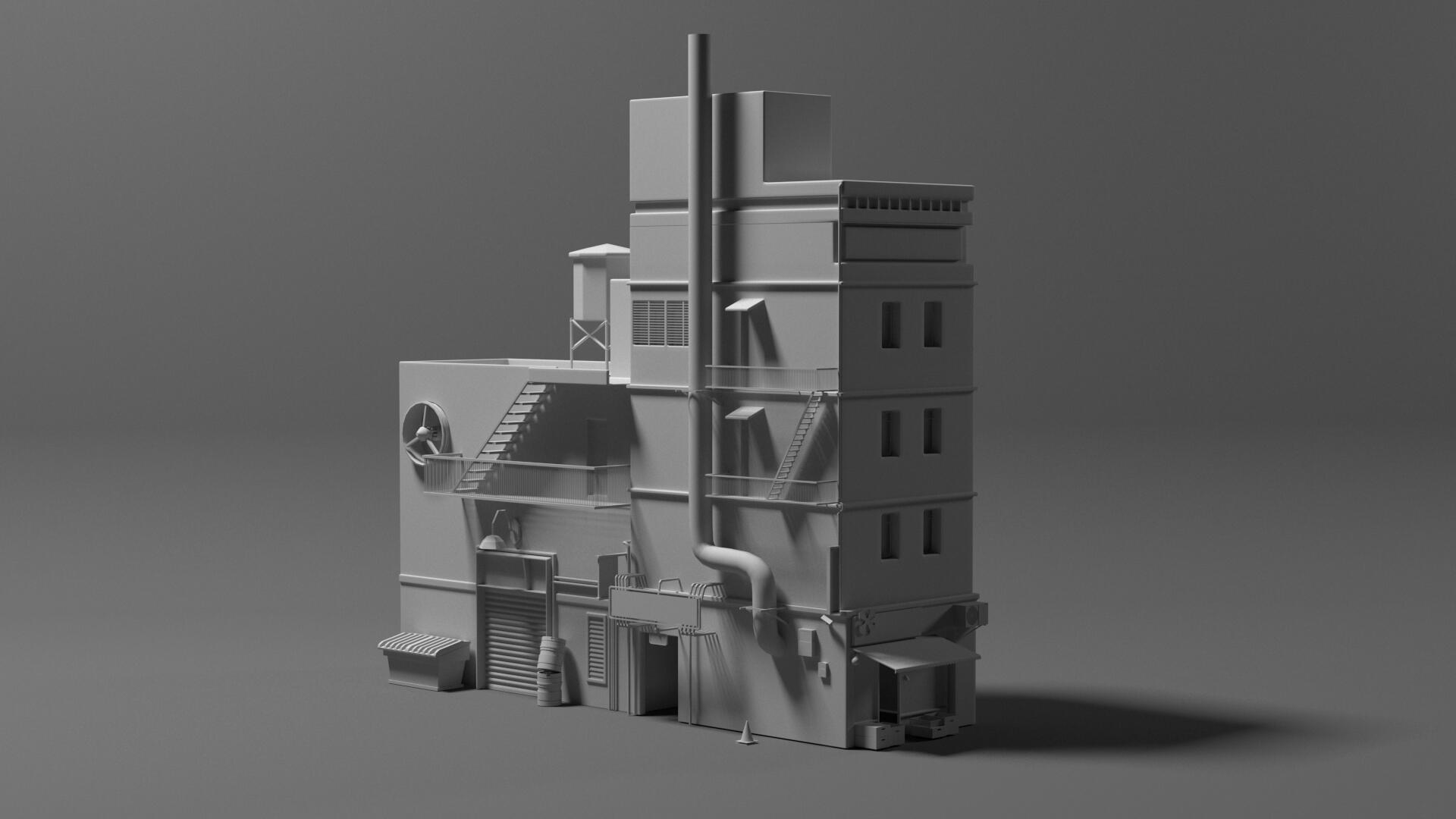 晶核教育3d建模学生作品_loyalmr作品_场景/空间/建筑_cg模型网