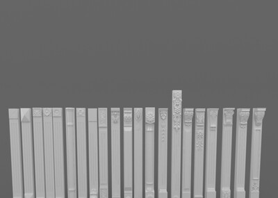 罗马柱柱子顶线欧式雕花柜子