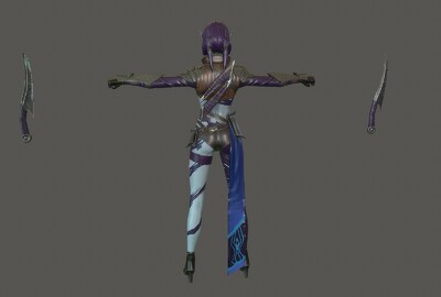 pbr 暗黑精灵  次世代 邪恶 女精灵 dark elf