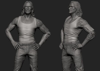 改造人 科幻机器人 半机械人 生化电子人 未来人 未来战士 机器架构