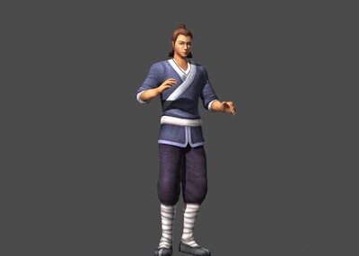 古代人物 古代男子 路人 平民 带bip动画