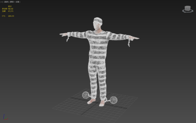 囚犯囚徒犯人条纹监狱服罪犯