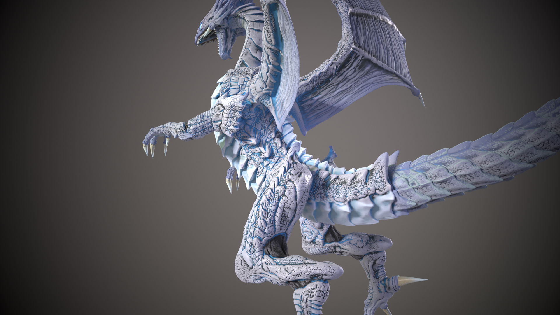 青眼白龙模型 - 角色/人物/生物 - 作品模型 - cg模型网